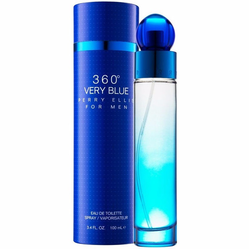 360° Very Blue Perry Ellis 100ml Sellado, Original!