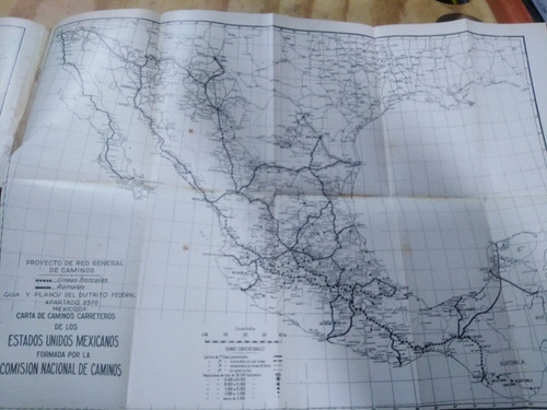Guía Y Planos Del D. F. Carreteras Y Caminos, Edición 1935
