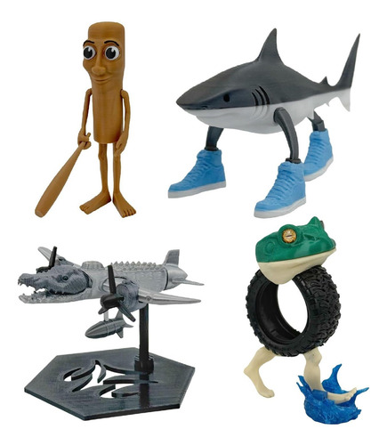 4*tralalelo Tralala Juguete Figuras,tung Tung Tung Sahur Toy