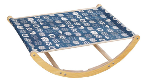 Hamaca Para Gatos Cama Para Mascotas Cama Para Patrón Azul