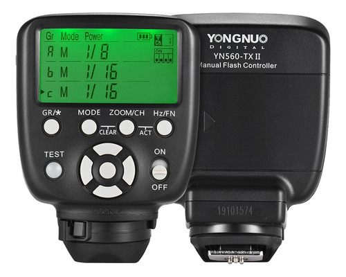 Yongnuo Yn560-tx Ii Manual Flash Trigger Transmisor Lcd Para