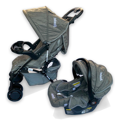 Cochecito Travel System Bebesit 1305ts Onyx Gris