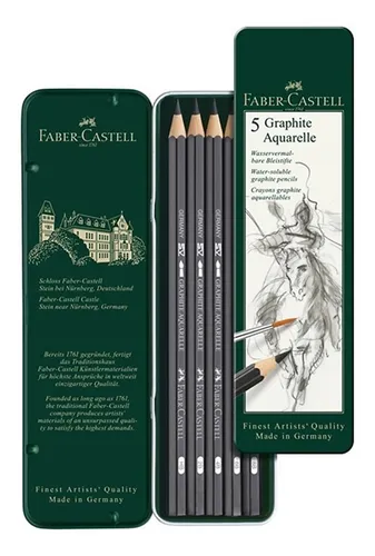 comprar Faber-castell Lápiz De Grafito Acuarelable - 5 Unidades - M