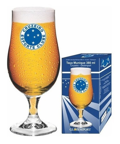 Taça Munique Cruzeiro Brasão Time 380ml Logo - Globoimport