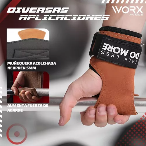 Guantes para deportes, uso para gimnasio ajustable con muñequera para  agarre y control de fuerzo, para hombre y mujer ideal para cargar pesas y  hacer ejercicio, Moda de Mujer