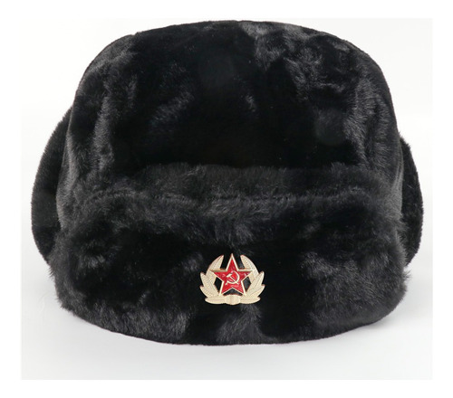 Gorra Rusa Shapka Ushanka (negra, Medic 60a)