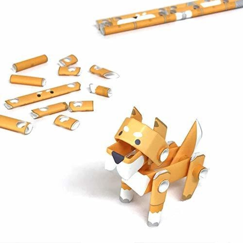 Manualidad Con Papel - Piperoid Animals Shiba Inu Dog 3d Puz