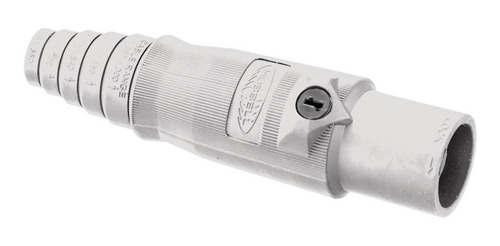 Conectores Camlock Línea Macho Para Cable 400a Color Blanco
