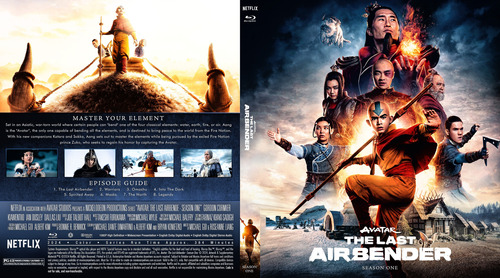 Avatar: The Last Airbender S1 2024 En Bluray. 2 Discos.
