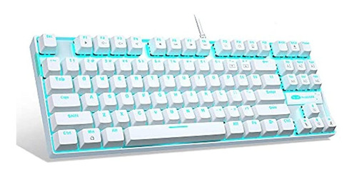 Teclado Mecánico Para Juegos Blanco, Magegee Mk-star Teclado Color del teclado White