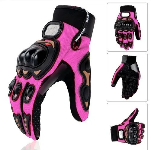 Imagen 3 de 4 de Guantes De Dama Con Protección Motorizado