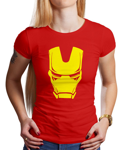 Polo Dama Iron Man Face (d1371 Boleto.store)
