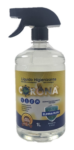 Sabonete Líquido Bye Corona Antisséptico Sem Enxague 1 Litro