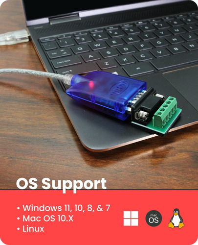Gearmo Pro 5ft Usb To Rs485-rs422 Ftdi Chip - Windows 10 Sup
