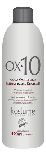 Kostume Agua Oxigenada Emulsionada 10 Vol Decolorante 120ml