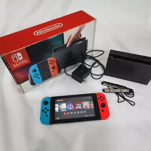 Nintendo Switch Desbloqueado + Sd 256gb + Case + Suporte