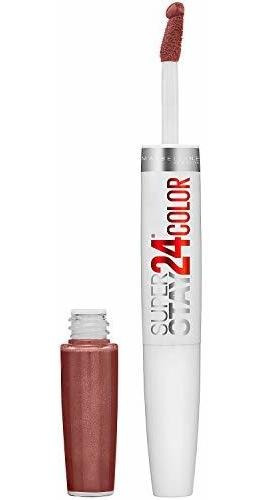 Lápiz Labial Líquido Maybelline Superstay 24, 2 Pasos, Color