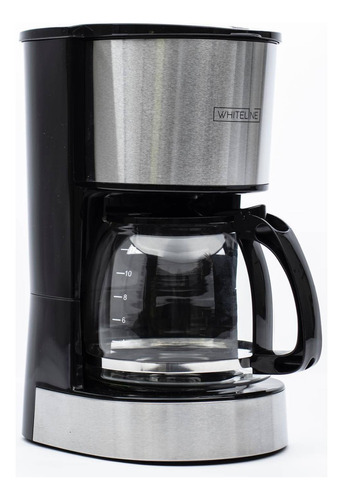 Cafetera Eléctrica De 10 A 12 Tazas Vidrio Whiteline