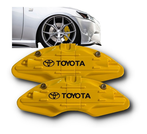 Capa De Pinça De Freio Toyota Esportiva Par Amarela Corolla