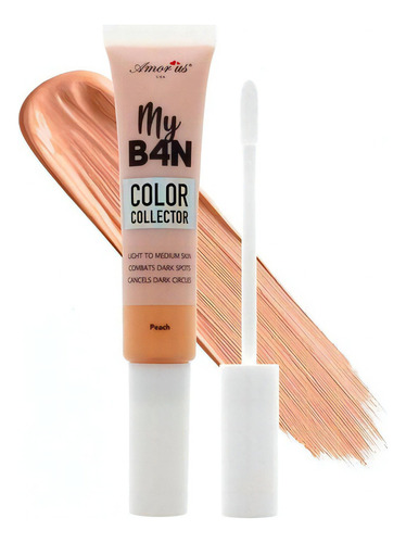 Corrector De Maquillaje Concealer De Color Amor Us My B4n  Tono Peach