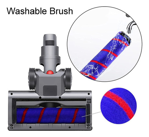 Turbo Eléctrico Motorizado Para Dyson V7 V8 V10 V15 V11 V12
