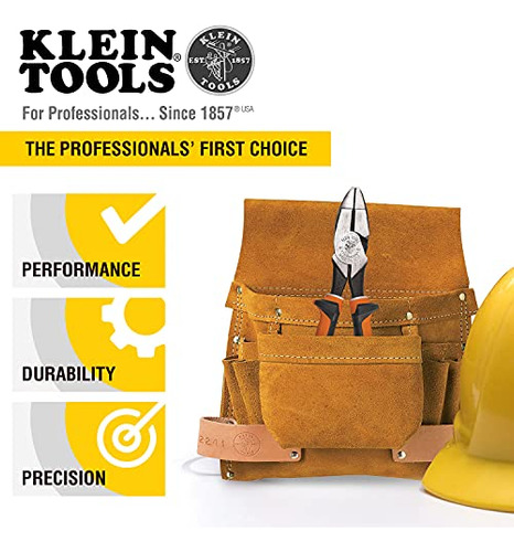 Alicates Combinados Aislantes Klein Tools 12098eins Con Vde