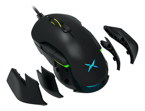 Delux M627s, Mouse Gamer Rgb Programable 8 Botones, 16000dpi