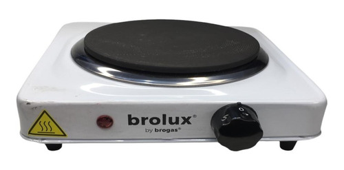 Imagen 1 de 10 de Anafe Eléctrico Brogas 1 Hornalla 1000 Watts Cocina