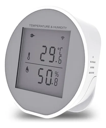 comprar Sensor De Alarma Wifi Tuya Función Humedad Alexa Temperatura