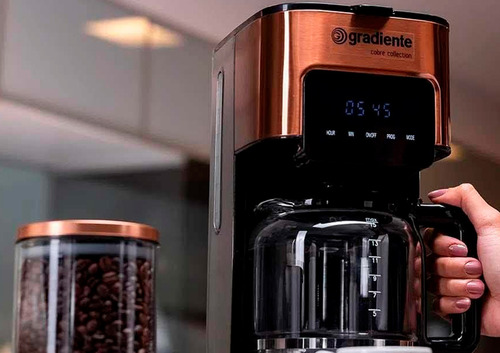 Kit Cozinha Liquidificador + Mixer E Cafeteira Gradiente Cor Cobre 220v