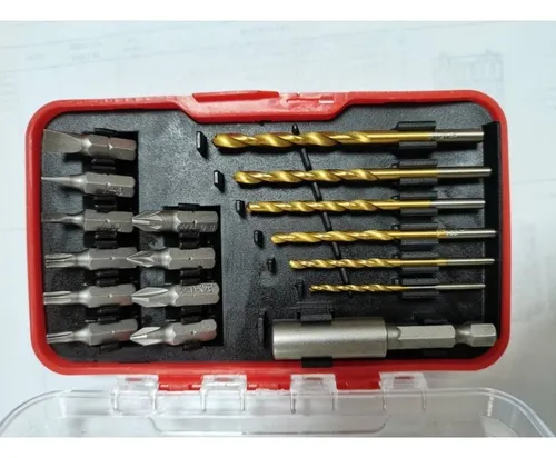 Set De Brocas Y Puntas Equus 17 Unid 17pcsbitssets - Smf