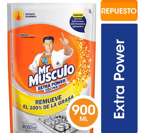 Mr Músculo Extra Power Cocina 900ml - 12 Unidades