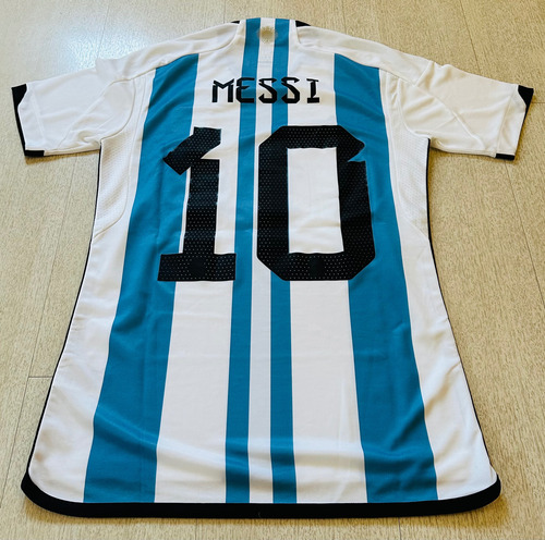 Camiseta Adidas Copa Del Mundo 22 Messi 10 Aeroready Usada (Usado)