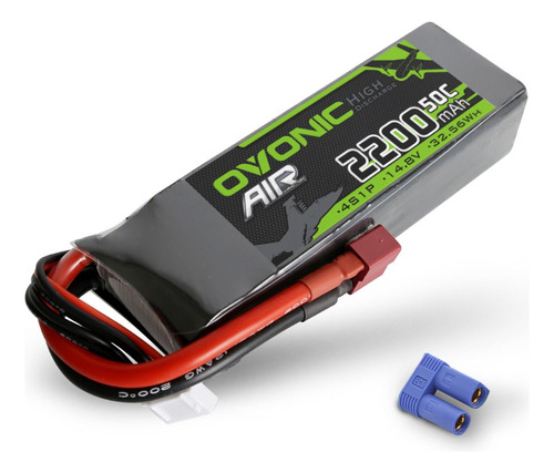 Bateria Lipo 2200mah 14.8v 4s 50c Ovonic Rc Conector T & Ec3