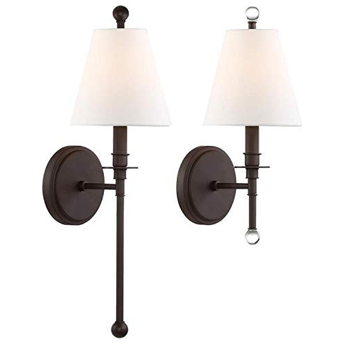 Lighting Riverdale 1 Soporte Pared Bronce Oscuro Claro Luz