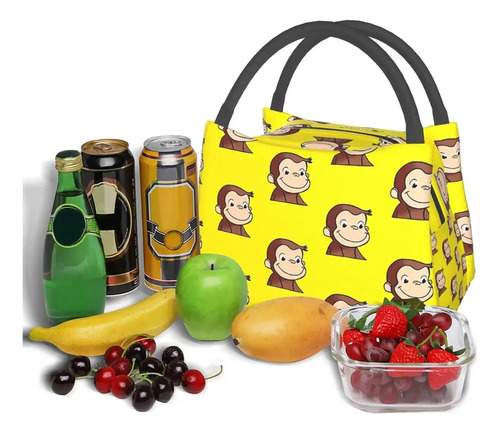 Bolsas De Almuerzo Curious George Con Aislamiento Tipo Bento