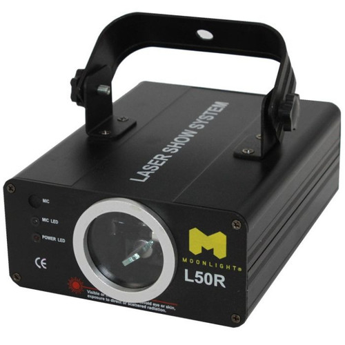 Laser Rojo Audiorítmico Profesional Moon L50r 100mw