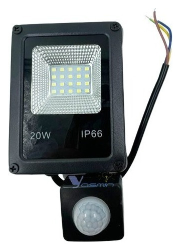 Refletor Com Sensor 20w Presença Fotocélula Aaatop Led Cor da carcaça Preto Cor da luz Branco-frio 110V/220V