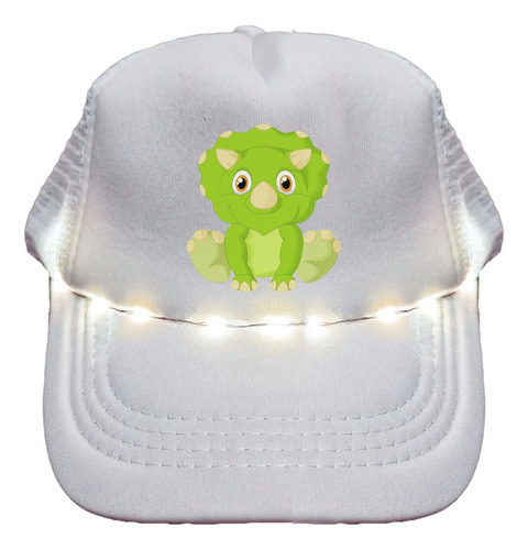 Gorras Trucker Para Niño Con Luz Led - Dinosaurios - 30 Uni