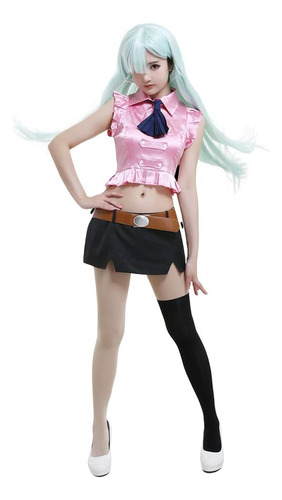 Miccostumes - Disfraz De Anime Para Mujer Con Corbata Y Calc