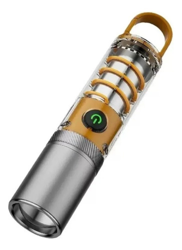 Linterna Recargable 2 En 1 Con Zoom Y Luz Para Camping