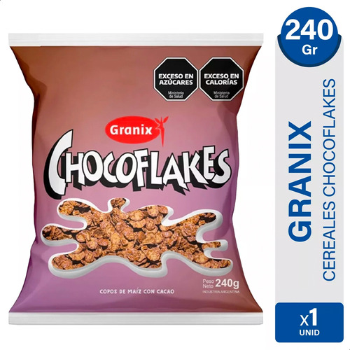 Chocoflakes Granix Cereal Copos De Chocolate - 01mercado