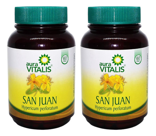 Antidepresivo Natural Hierba San Juan Caps Pack X2