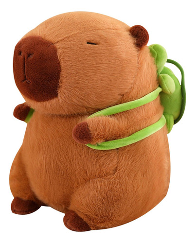 Juguete De Peluche De Capibara Con Bolsa De Tortuga, 45cm