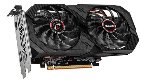 Imagen 1 de 5 de Placa de video AMD ASRock  Phantom Gaming Radeon 6500 Series RX 6500 XT RX6500XT PGD 4GO OC Edition 4GB