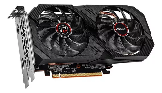 Placa de video AMD ASRock Phantom Gaming Radeon 6500 Series RX 6500 XT RX6500XT PGD 4GO OC Edition 4GB