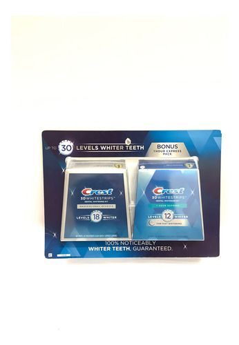Tiras para clareamento dos dentes Crest 3D White Strips 60 unidades
