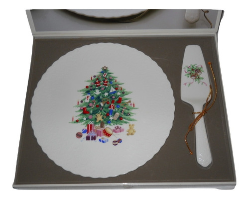 Mikasa Bone China Plato Ceramica Espiritu De Navidad Japon