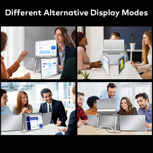 Extensor De Monitor Triple Pantalla Para Portátil 16 1200p