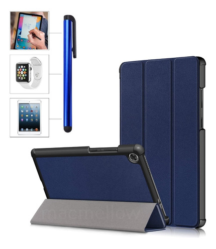 Funda Magnética Flip Cover + Lápiz Lenovo Tab M8 Hd Fhd 8.0